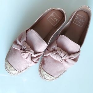 NWOT Kaari Blue Slip On Espadrilles - Size 7M - Light Pink